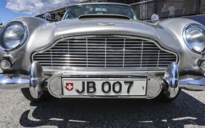 Aston Martin DB5 to ulubiony samochód Jamesa Bonda. Oto jego filmowa historia