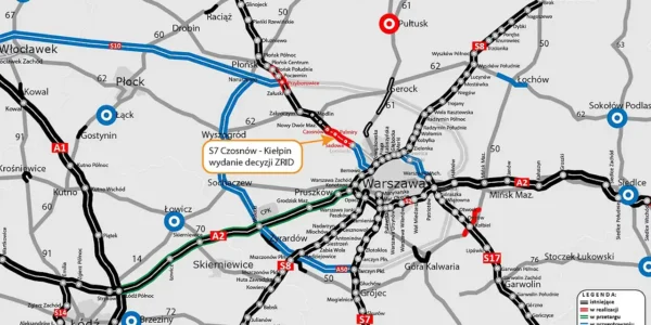 Jest szansa na koniec korków na północnym wlocie do Warszawy. Decyzja zapadła, prace ruszyły
