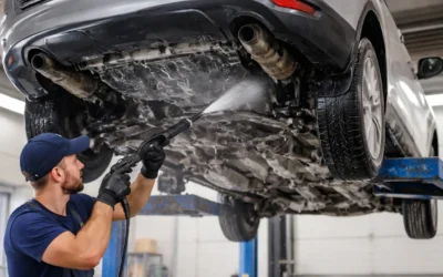 Zalegająca po zimie sól drogowa i błoto pośniegowe przyspieszają korozję. Czy należy myć podwozie samochodu po zimie?