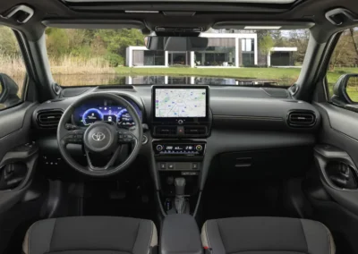 Toyota Yaris Cross, deska rozdzielcza, widok centralny