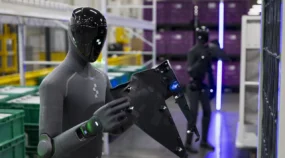 Robot humanoidalny pobił rekord człowieka w sprincie na 100 m. Jego koledzy pracują w fabryce BMW