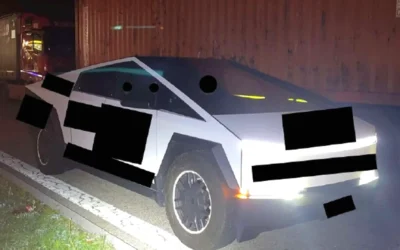 Cybertruck na polskich tablicach zatrzymany w Niemczech. Policjanci nie pozwolili kierowcy na dalszą podróż