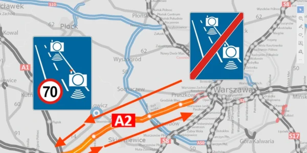 Aż 80 km pod kontrolą kamer. Na A2 powstanie najdłuższy odcinkowy pomiar prędkości w Polsce